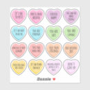 Search for affirmation heart stickers Self love