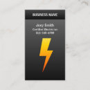 Search for lightning bolt business cards Professional