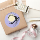 Search for raven and moon stickers Black