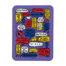 Search for 90s sitcoms magnets Nostalgic illustration