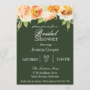 Search for forest green bridal shower invitations Botanical