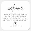 Search for welcome bags stickers Simple