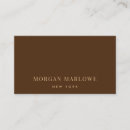 Search for bronze business cards Minimalist