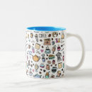 Search for background coffee mugs Doodle