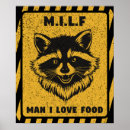 Search for funny raccoon posters Trash panda