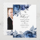 Search for silver foil wedding invitations Blue