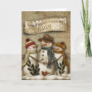 Search for primitive snowman christmas cards Country