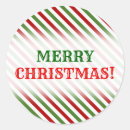 Search for green white stripe stickers Merry christmas