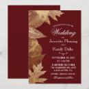 Search for fall colors wedding invitations Autumn