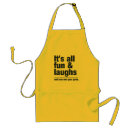 Search for fun and laughs aprons Funny