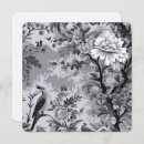 Search for black and white floral note cards Flower