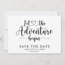 Search for adventure save the dates Simple