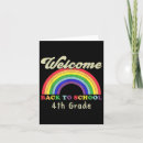 Search for students welcome cards Rainbow