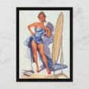 Search for 1950s postcards Pinup