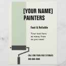 Search for painter flyers Contractor