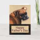 Search for boxer dog fathers day cards Pet
