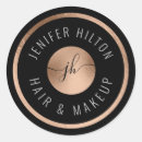 Search for circle monogram stickers Typography
