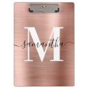 Search for rose gold clipboards Metallic