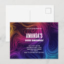 Search for swirl birthday invitations Hippie