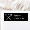 Search for stick return address labels Lacrosse