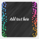 Search for rainbow confetti stickers Trendy