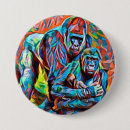 Search for apes round badges Jungle animal