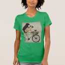 Search for bicycle womens tshirts Dogs on bicycles