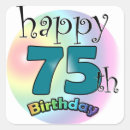 Search for 75th anniversary stickers 75 years