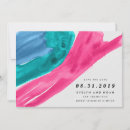 Search for hot pink save the dates Watercolor