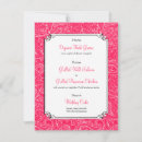 Search for dinner menu wedding invitations Pink
