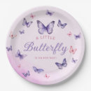Search for purple butterfly plates A little butterfly