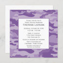 Search for camo bridal shower invitations Military