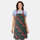 Search for poinsettias aprons Red