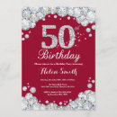Search for red silver 50th birthday