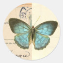 Search for vintage beauty stickers Butterflies