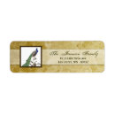 Search for peacocks return address labels Feathers