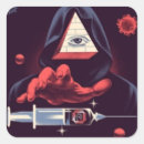 Search for conspiracy theory stickers Nwo