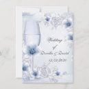 Search for champagne glasses wedding invitations Silver