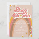 Search for hippie baby shower invitations Rainbow