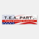 Search for already bumper stickers Tea party