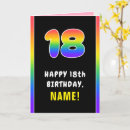 Search for 18th birthday cards 18 years old