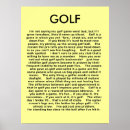 Search for funny golf posters Humour