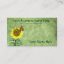 Search for sunflower business cards Yellow flower