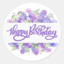 Search for lilac flower stickers Watercolor