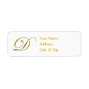 Search for initial d return address labels Initials