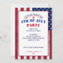 Search for vintage 4th of july invitations America