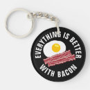 Search for bacon and egg key rings Food