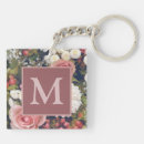 Search for rose flower key rings Pretty