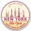 Search for new york retro stickers Retro vintage travel