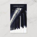 Search for composer business cards Piano